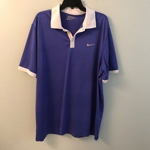 Nike Golf Tour Performance blue shirt